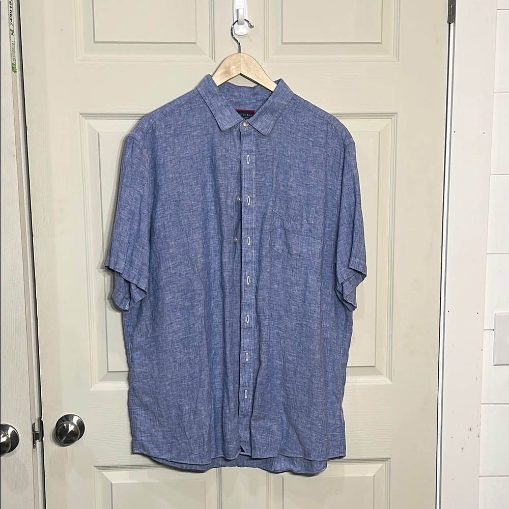 UNTUCKit Blue Casual Button Down Shirt